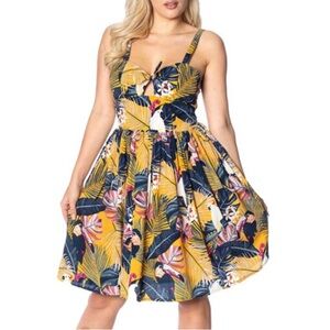 Tropical Paradise Retro Dress